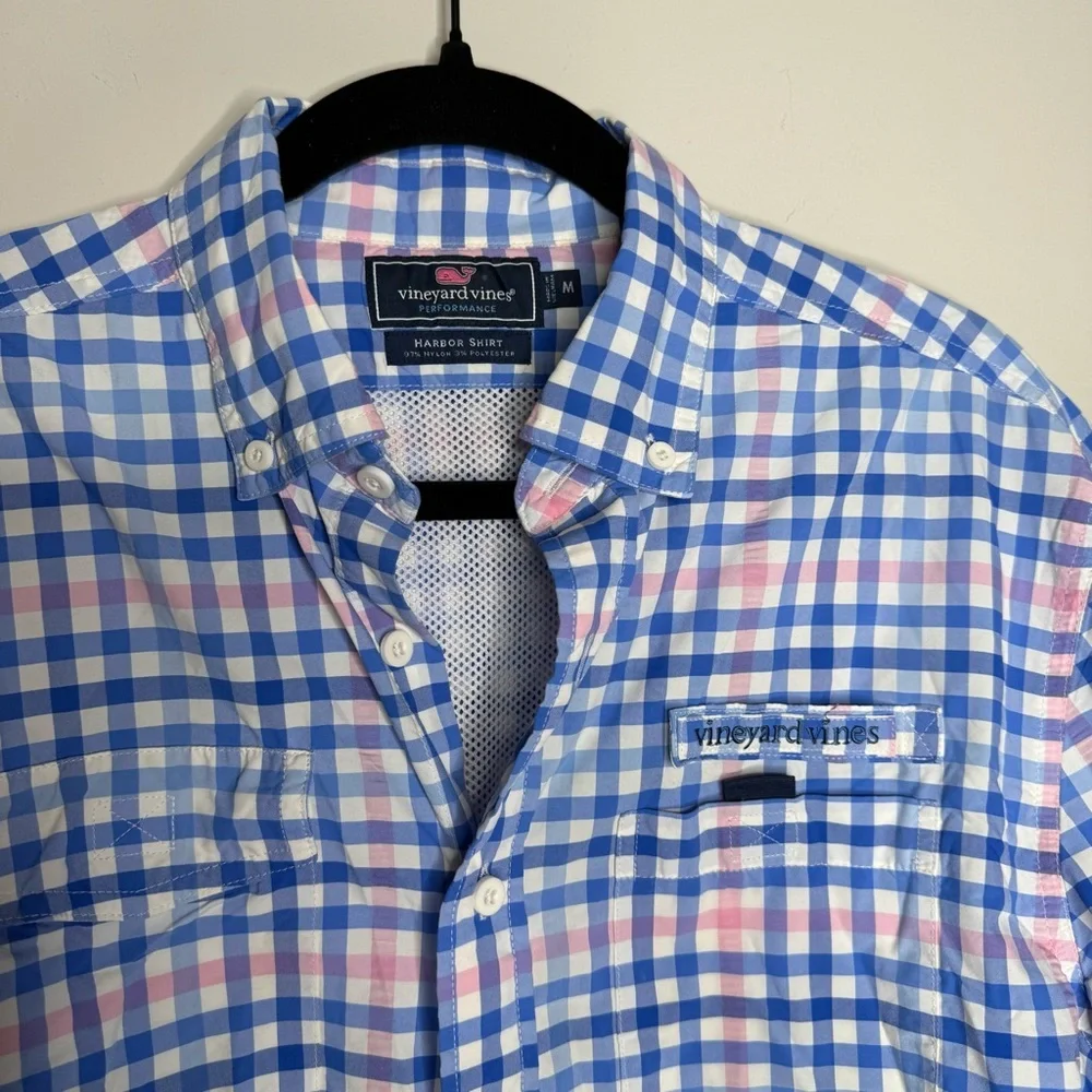 Vineyard Vines Harbor Performance Plaid Shirt. - Picture 3 of 7